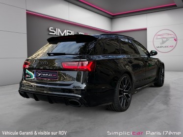 Audi rs6 avant performance v8 4.0 tfsi 605 quattro tiptronic 8/garantie 12 mois/toit ouvrant/bang  olufsen/camÉra......