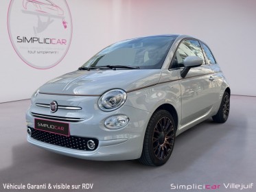 Fiat 500 serie 6 euro 6d 1.2 69 ch eco pack collezione fall toit panoramique apple carplay 1er main - véhicule garantie...