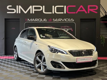 Peugeot 308 1.2 puretech 130ch ss bvm6 gt line - courroie neuve - garantie 12 mois - occasion  simplicicar aix les bains...