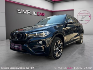 Bmw x6 f16 xdrive30d 258 ch exclusive a toit ouvrant/ siege chauffant/ camera/ cuir complet/ garantie 12 mois occasion paris...