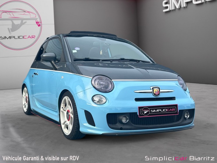 Fiat 500cabrio 1.4 turbo t-jet abarth occasion simplicicar biarritz  simplicicar simplicibike france