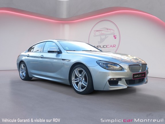 Bmw serie 6 gran coupe f06 650i v8 450ch m sport 4.4i garantie 12 mois occasion montreuil (porte de vincennes)(75)...