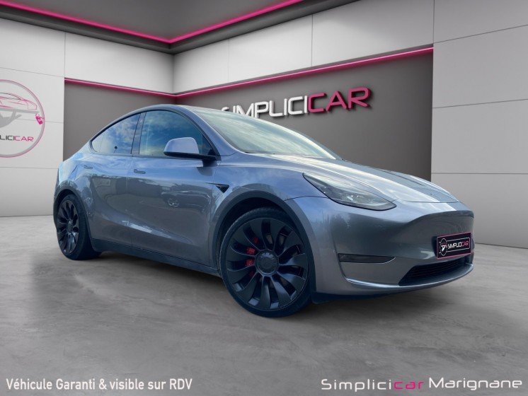 Tesla model y performance dual motor awd - tva recuperable - garantie tesla - occasion simplicicar marignane  simplicicar...