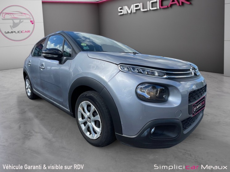 Citroen c3 c3 bluehdi 100 ss bvm6 shine  apple carplay occasion simplicicar meaux simplicicar simplicibike france