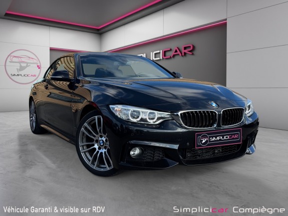 Bmw serie 4 cabriolet f33 420d 190 ch m sport a - suivi bmw - harman kardon occasion simplicicar compiegne simplicicar...