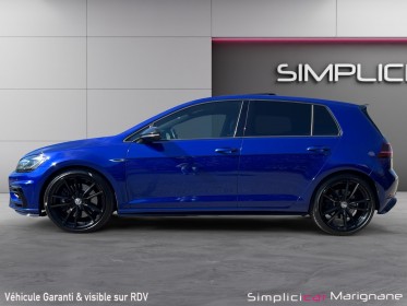 Volkswagen golf r 2.0 tsi 300 bleu lapiz  suivi complet vw, toit ouvrant, virtual cockpit, dynaudio, siÈges cuir chauf......