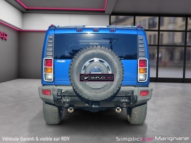 Hummer h2 pacific blue 530cv occasion simplicicar marignane  simplicicar simplicibike france