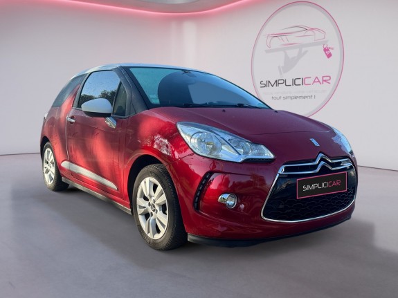 Citroen ds3 120cv so chic/70 500 km occasion simplicicar orgeval  simplicicar simplicibike france