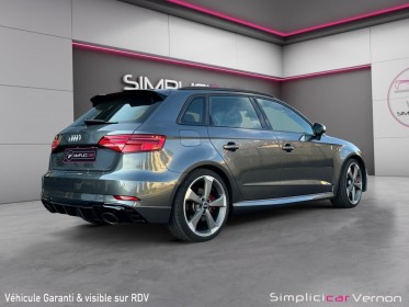 Audi rs3 sportback 2.5 tfsi 400 s tronic 7 quattro  phares matrix  susp. magnetic audi  surpiqures rouge occasion simplicicar...