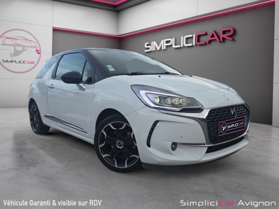 Ds ds 3 165ch. sport chic caméra de recul   gps  régul/lim de vitesse  bluetooth / garantie 12 mois occasion avignon (84)...