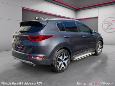 Kia sportage 2.0 crdi 136 isg 4x2 gt line caméra de recul avertisseurs d'angle mort gps bluetooh garantie 12 mois occasion...