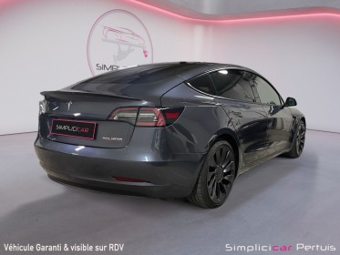 Tesla model 3 performance pup awd upgrade 482 cv performance long range tva recuperable occasion simplicicar pertuis ...