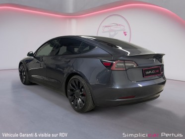 Tesla model 3 performance pup awd upgrade 482 cv performance long range tva recuperable occasion simplicicar pertuis ...