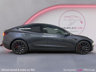 Tesla model 3 performance pup awd upgrade 482 cv performance long range tva recuperable occasion simplicicar pertuis ...