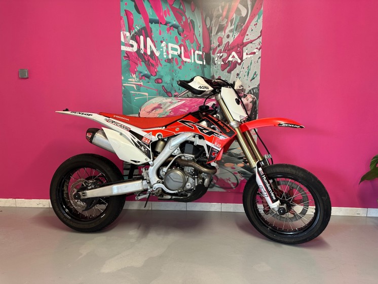 Honda 450 crf supermotard occasion simplicicar pontarlier moto  simplicicar simplicibike france