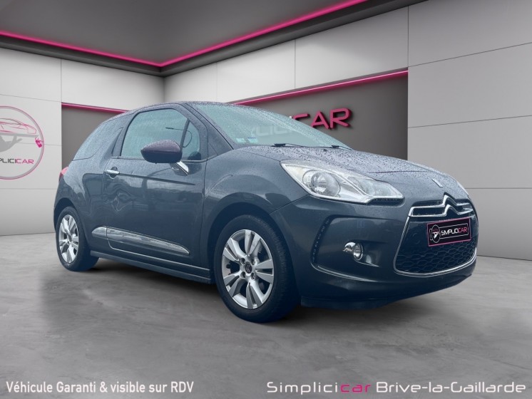 Citroen ds3 e-hdi 90 airdream so chic occasion simplicicar brive la gaillarde  simplicicar simplicibike france