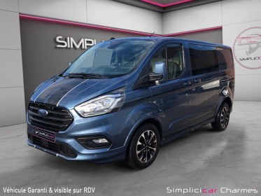 Ford transit custom fourgon 320 l2h1 2.0 ecoblue 185 bva sport  faible kilometrage garantie 12 mois tva recuperable occasion...