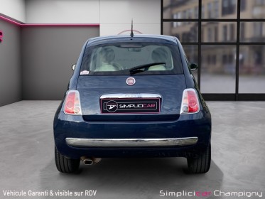 Fiat 500 1.2 8v 69 ch lounge toit ouvrant /cuir/idÉal jeune permi occasion champigny-sur-marne (94) simplicicar simplicibike...