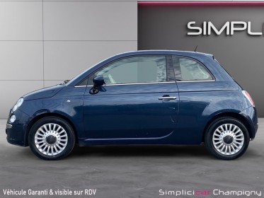 Fiat 500 1.2 8v 69 ch lounge toit ouvrant /cuir/idÉal jeune permi occasion champigny-sur-marne (94) simplicicar simplicibike...