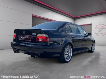 Bmw m5 e39 m5 400cv, boite manuelle, entretien à jours coussinets et vanos occasion simplicicar rennes simplicicar...