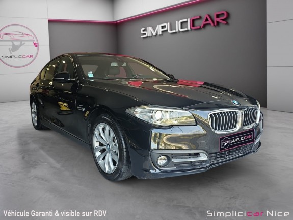 Bmw serie 5 f10 lci 520d xdrive 190 ch luxury occasion  simplicicar vaucresson nice - pfvauto simplicicar simplicibike france