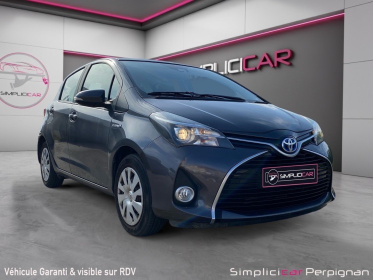 Toyota yaris hybride lca 2016 100h dynamic - caméra de recul, bluetooth, line assist - garantie 12 mois occasion simplicicar...