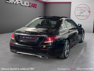 Mercedes classe e 220d 9g-tronic pack amg, toit ouvrant full options occasion montpellier (34) simplicicar simplicibike france