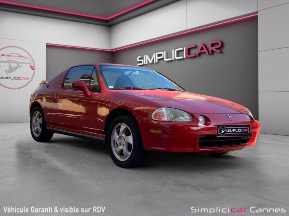 Honda crx compteur en miles import usa i coupe 160cv 1.6 occasion cannes (06) simplicicar simplicibike france