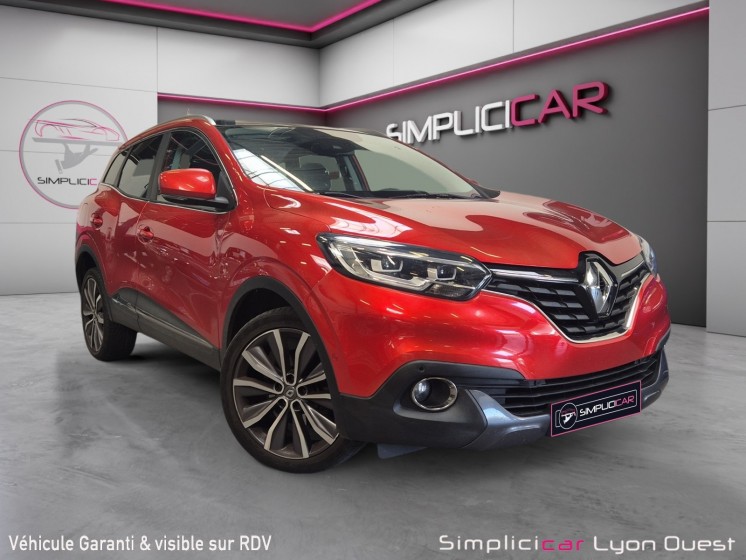 Renault kadjar intens dci 130 energy intens 4wd intens - toit panoramique - garantie 12 mois occasion simplicicar lyon ouest...