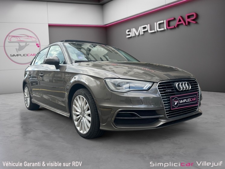 Audi a3 sportback 1.4 tfsi e-tron 204 ambition luxe s tronic 6, apple carplay, hayon éclectique, toit ouvrant, feux led...