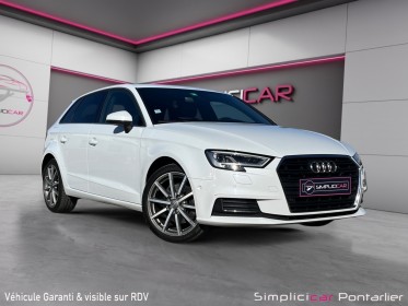 Audi a3 sportback quattro 2.0 tdi 184 s tronic 6 design luxe occasion simplicicar pontarlier simplicicar simplicibike france