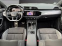 Audi q3 sportback 35 tfsi 150 ch s tronic 7 s line virtual - camera - pack noir - carplay - keyless go - volant meplat...