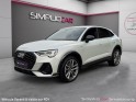 Audi q3 sportback 35 tfsi 150 ch s tronic 7 s line virtual - camera - pack noir - carplay - keyless go - volant meplat...