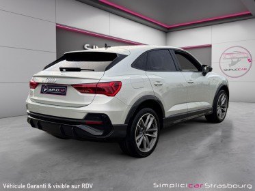 Audi q3 sportback 35 tfsi 150 ch s tronic 7 s line virtual - camera - pack noir - carplay - keyless go - volant meplat...