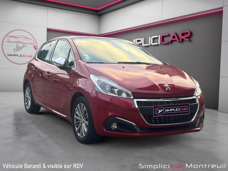 Peugeot 208 1.2 puretech 82ch bvm5 allure carplay garantie 12 mois sort de révision occasion montreuil (porte de...