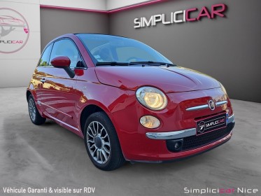 Fiat 500 cabriolet 1.2 69 ch lounge occasion  simplicicar vaucresson nice - pfvauto simplicicar simplicibike france