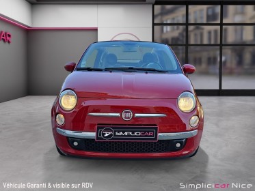 Fiat 500 cabriolet 1.2 69 ch lounge occasion  simplicicar vaucresson nice - pfvauto simplicicar simplicibike france