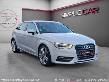 Audi a3 sportback 2.0 tdi 150 s line s tronic 6 occasion simplicicar velay simplicicar simplicibike france