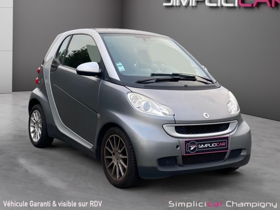 Smart  fortwo 71 cv  toit panoramique/clim/gris mat silver occasion champigny-sur-marne (94) simplicicar simplicibike france