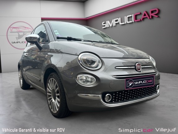 Fiat 500 serie 3 0.9 8v 85 ch twinair ss s dualogic, carnet d'entretien fiat, toit ouvrant, bluetooth, radar de recul...