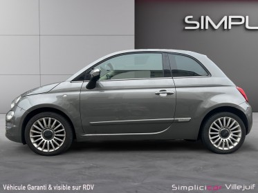 Fiat 500 serie 3 0.9 8v 85 ch twinair ss s dualogic, carnet d'entretien fiat, toit ouvrant, bluetooth, radar de recul...