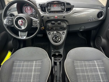 Fiat 500 serie 3 0.9 8v 85 ch twinair ss s dualogic, carnet d'entretien fiat, toit ouvrant, bluetooth, radar de recul...