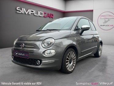 Fiat 500 serie 3 0.9 8v 85 ch twinair ss s dualogic, carnet d'entretien fiat, toit ouvrant, bluetooth, radar de recul...