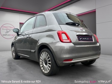 Fiat 500 serie 3 0.9 8v 85 ch twinair ss s dualogic, carnet d'entretien fiat, toit ouvrant, bluetooth, radar de recul...