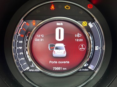 Fiat 500 serie 3 0.9 8v 85 ch twinair ss s dualogic, carnet d'entretien fiat, toit ouvrant, bluetooth, radar de recul...