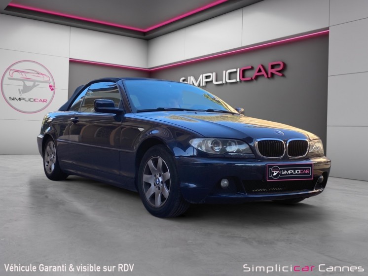 Bmw serie 3 cab e46 318 ci occasion cannes (06) simplicicar simplicibike france