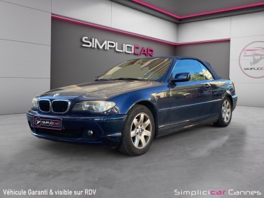 Bmw serie 3 cab e46 318 ci occasion cannes (06) simplicicar simplicibike france