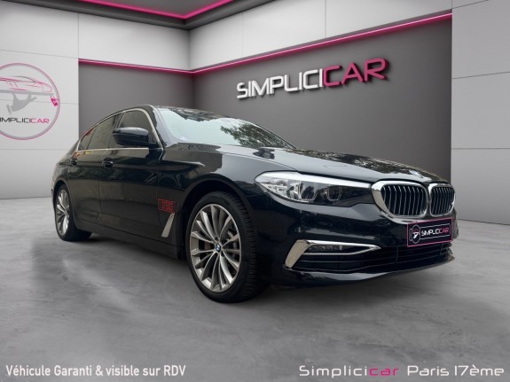 Bmw serie 5 g30 530e iperformance 252 ch bva8 luxury // full entretien bmw // camÉra 360 // garantie 12 mois // carplay...