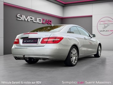 Mercedes classe e coupe 220 cdi executive occasion simplicicar st-maximin simplicicar simplicibike france