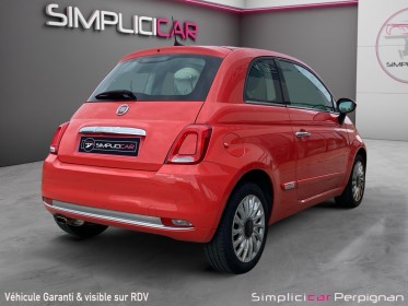 Fiat 500 serie 6 1.2 69 ch eco pack lounge - gps, toit ouvrant - garantie 12 mois occasion simplicicar perpignan  simplicicar...